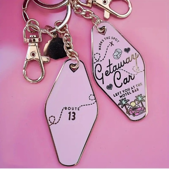 GETAWAY CAR KEY CHAIN TS THEMED KEYCHAIN - Picture 2 of 12